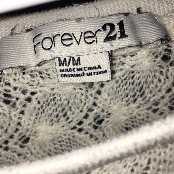 White Forever 21 Sweater Top - Picture 2 of 4